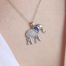 Diamond Elephant Necklace ¥ Elephant Necklace Good Luck ¥ Gift For Her - Trending Silver Gifts