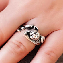 Super Cat Adjustable Ring ¥ Cat Adjustable Ring ¥ Sterling Silver Cat - Trending Silver Gifts