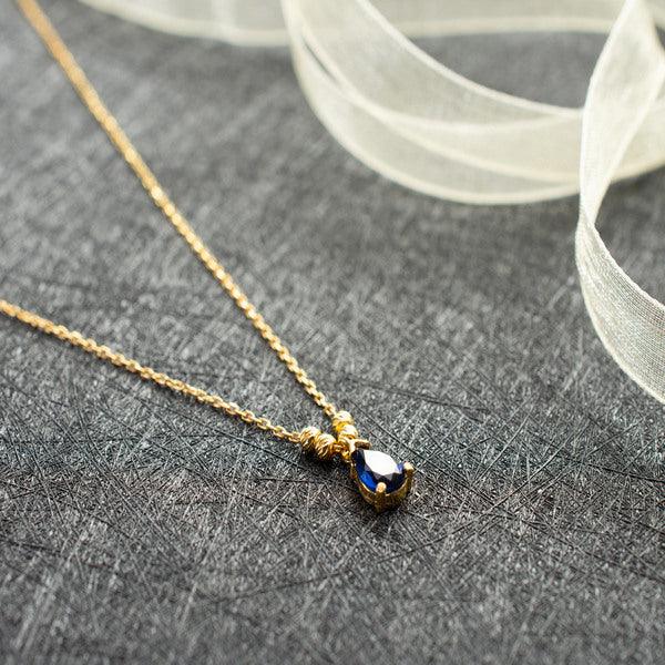 Gold birthstone necklace for mom online