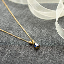 Sapphire Necklace Gold ¥ Birthstone Necklace For Mom ¥ Gift For Her - Trending Silver Gifts