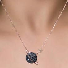 Gold Saturn Necklace