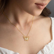 Handmade Gold Butterfly Necklace ¥ Butterfly Necklace ¥ Butterfly Gift - Trending Silver Gifts