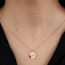 Silver Daisy Necklace ¥ Ladybug Necklace Silver ¥ Daisy & Ladybug Gift - Trending Silver Gifts