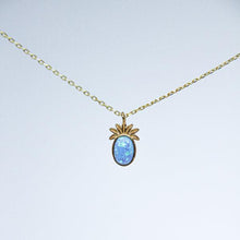 Silver Pineapple Necklace ¥ Opal Pineapple Necklace ¥ Pineapple Gifts - Trending Silver Gifts