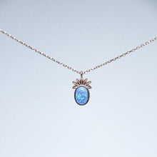 Silver Pineapple Necklace ¥ Opal Pineapple Necklace ¥ Pineapple Gifts - Trending Silver Gifts