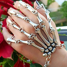 Gothic Skeleton Bracelet ¥ Punk Gothic Skeleton ¥ Cosplay Costume - Trending Silver Gifts