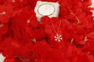 Snowflake Necklace Pendant | Snowflake Necklace Charm | Gift for Her