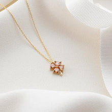 Four Clover Birthstone Necklace For Mom ¥ Birthstone Mothers Necklace - Trending Silver Gifts