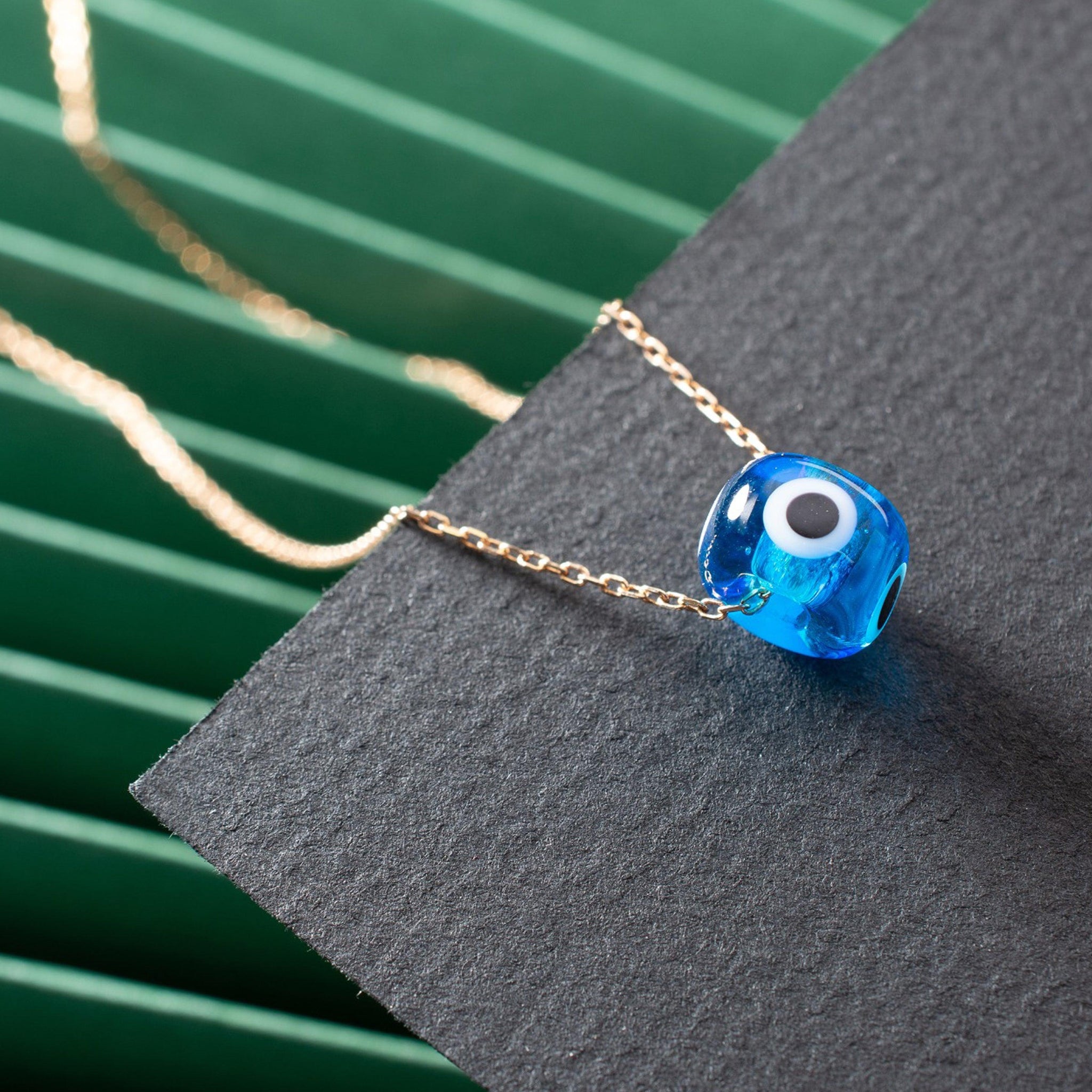 Evil Eye Necklace Gold • Evil Eye Necklace Canada • Gift For Mom - Trending Silver Gifts