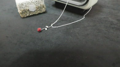 Rose Necklace Beauty And The Beast ¥ A Rose Necklace ¥ Rose Gift Ideas