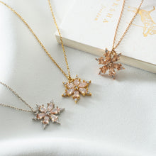 Gold Magnolia Necklace ¥ Magnolia Flower Necklace ¥ Bridesmaid Gifts - Trending Silver Gifts