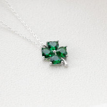 Four Clover Birthstone Necklace For Mom ¥ Birthstone Mothers Necklace - Trending Silver Gifts